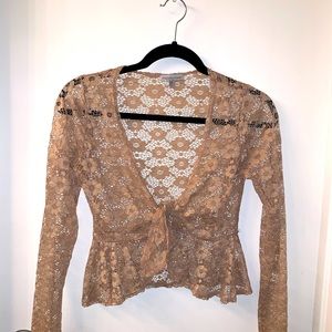 Charlotte Russe lace sweater